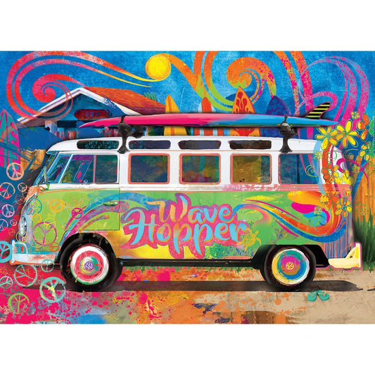 550 Piece Jigsaw - Wave Hopper - In Combi Tin-Yarrawonga Fun and Games.