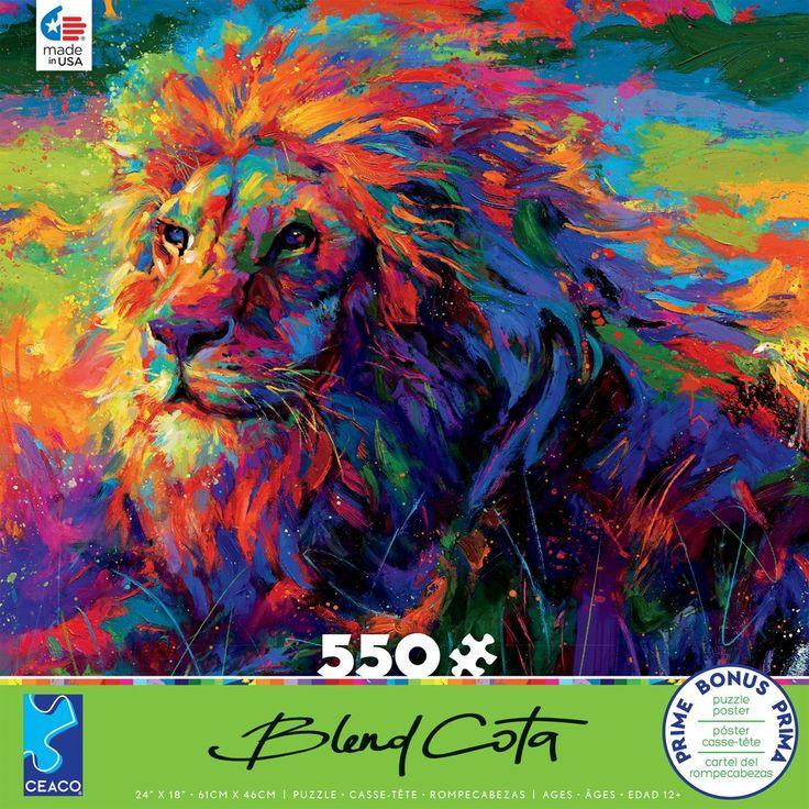 550 Piece Jigsaw - Lion-Yarrawonga Fun and Games