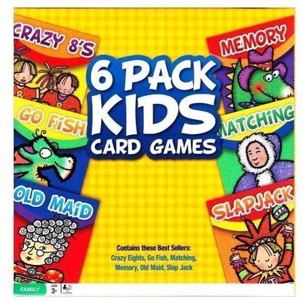 6 Pack of Kids Card Games-Yarrawonga Fun and Games