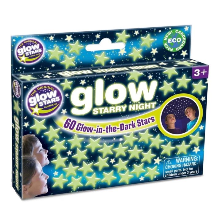 60 Glow in the dark Stars-Yarrawonga Fun and Games