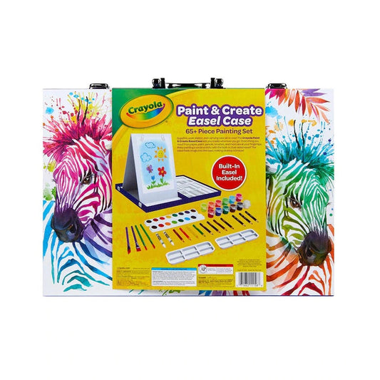 65 Piece Paint and Create Easel Case-Yarrawonga Fun and Games