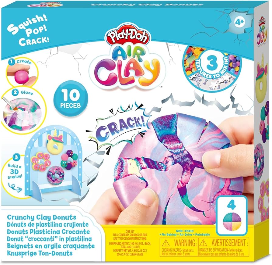 Play-Doh - Crunchy Clay Donuts Playset-Yarrawonga Fun and Games