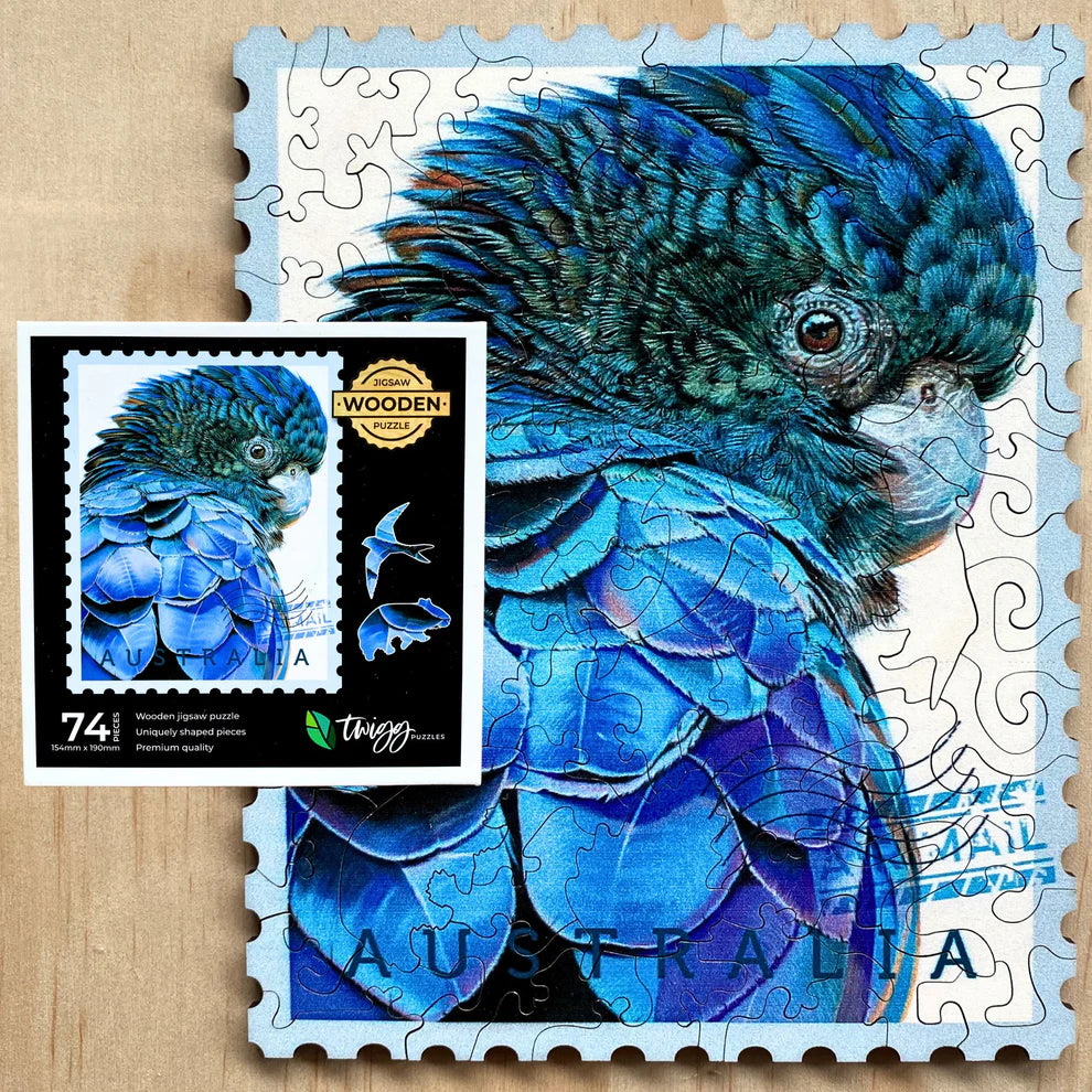 74 Piece Wooden Jigsaw - Big Blue-Yarrawonga Fun and Games