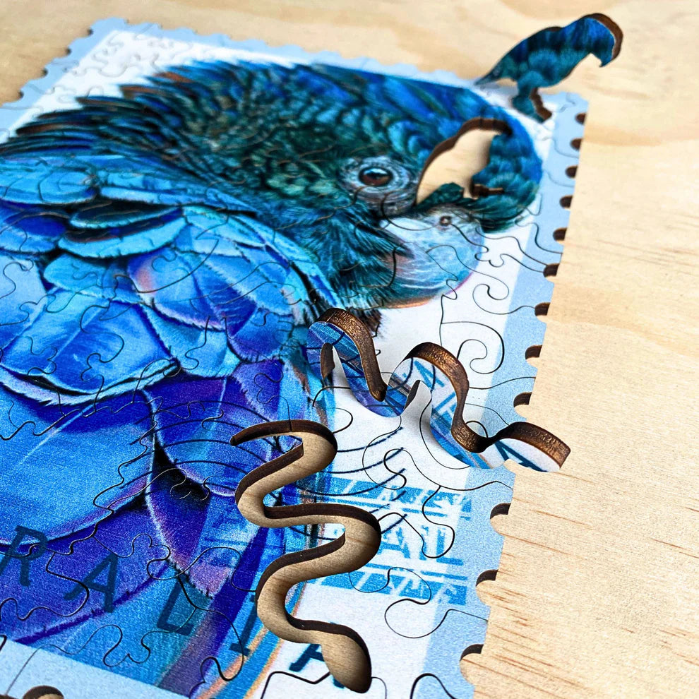 74 Piece Wooden Jigsaw - Big Blue-Yarrawonga Fun and Games