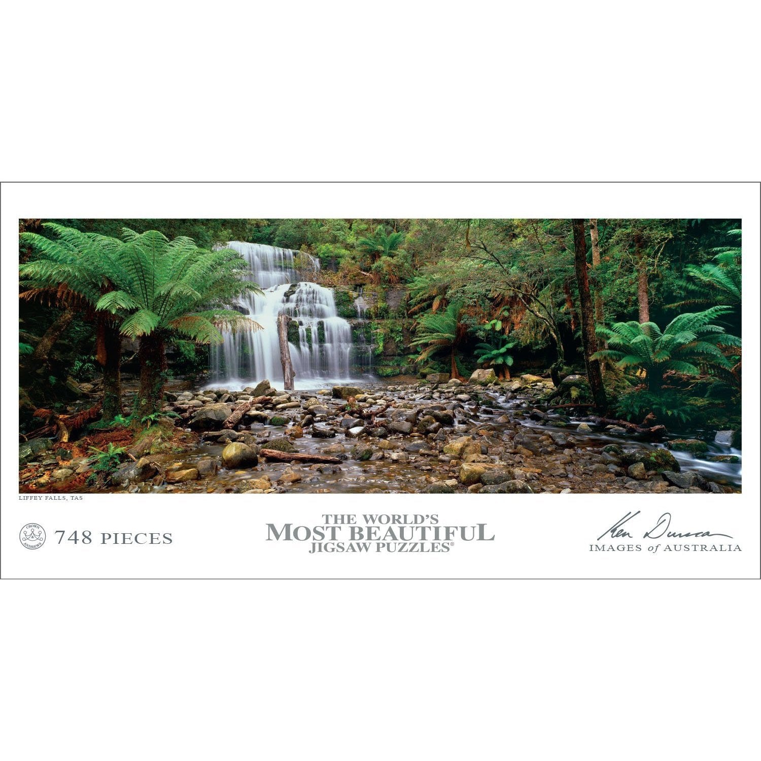 748 Piece Jigsaw - Liffey Falls, Tas - Ken Duncan-Yarrawonga Fun and Games.