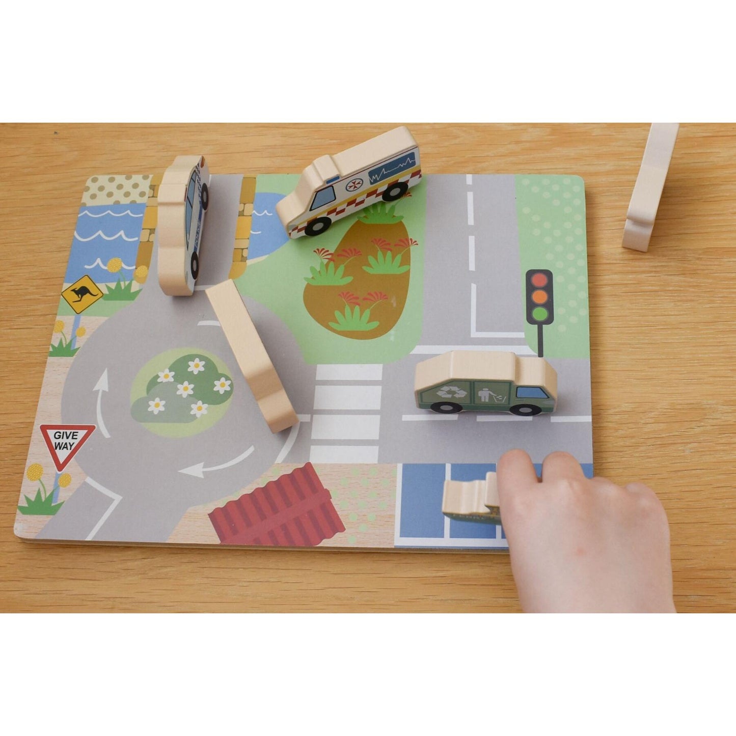 9 Piece Transport Wooden Puzzle-Yarrawonga Fun and Games