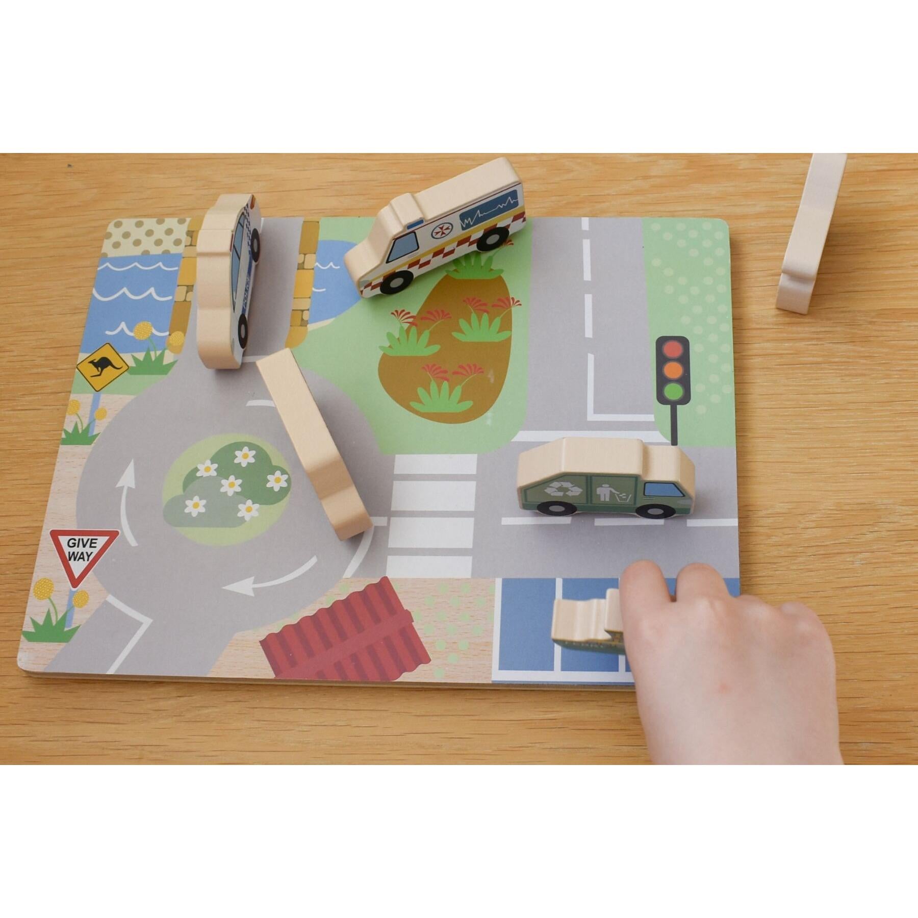 9 Piece Transport Wooden Puzzle-Yarrawonga Fun and Games