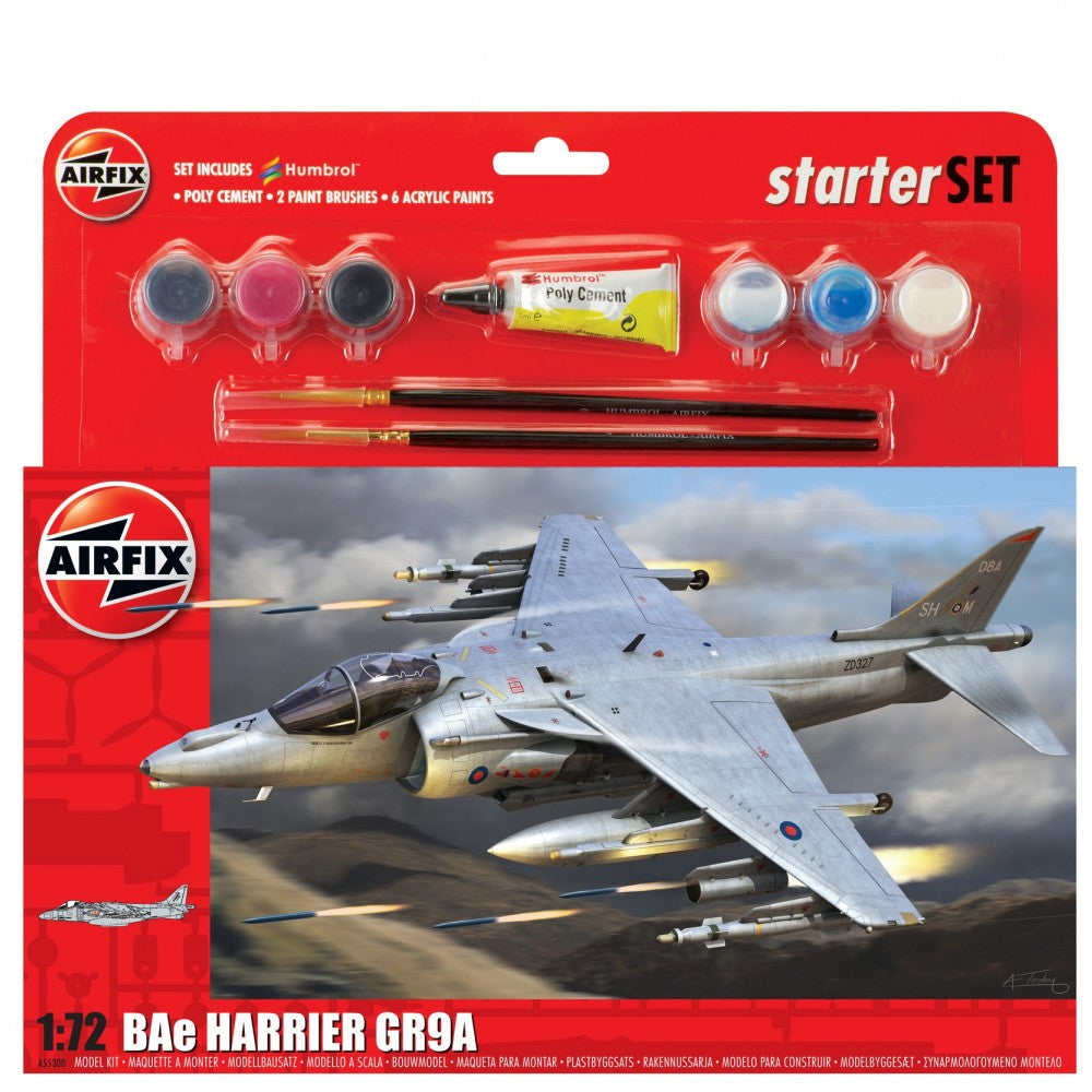 Airfix - 1/:72 - Harrier Starter Kit-Yarrawonga Fun and Games