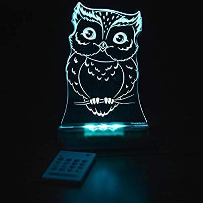 Aloka Night Lights - Various Designs-Owl-Yarrawonga Fun and Games.