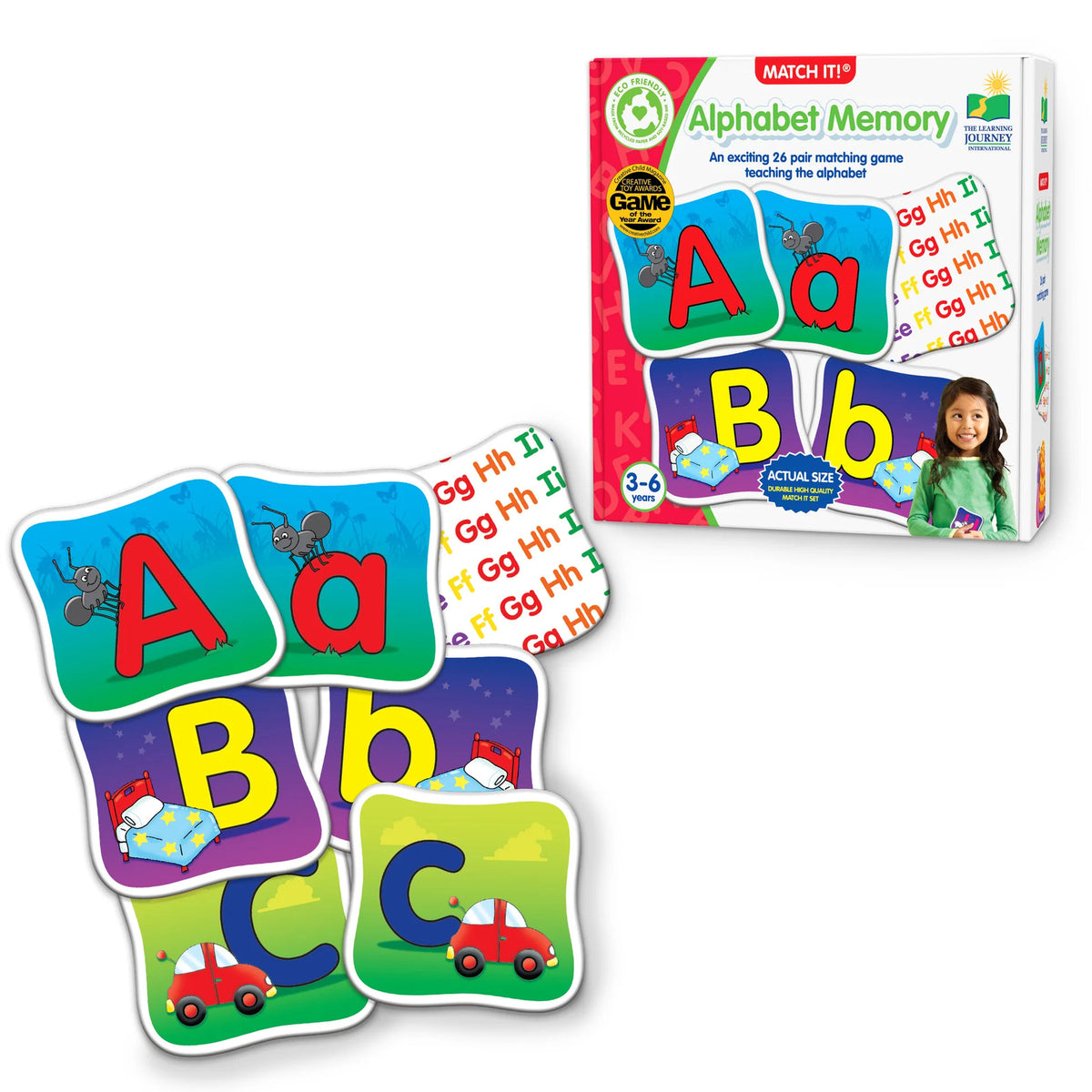 Alphabet Memory - Matching Game-Yarrawonga Fun and Games