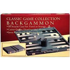 Backgammon Game in case - 18 Inch-Yarrawonga Fun and Games