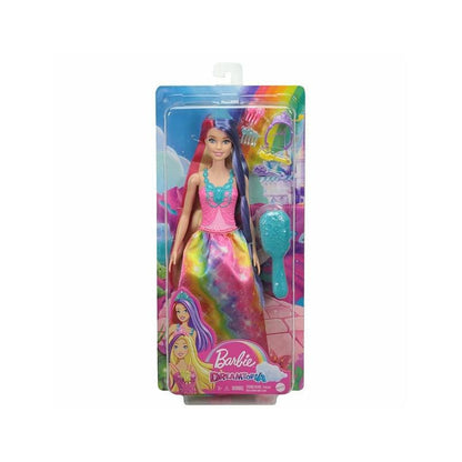 Barbie Dreamtopia with Accesories - Various-Pink Purple Hair with Tiara-Yarrawonga Fun and Games