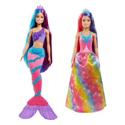 Barbie Dreamtopia with Accesories - Various-Pink Purple Hair with Tiara-Yarrawonga Fun and Games