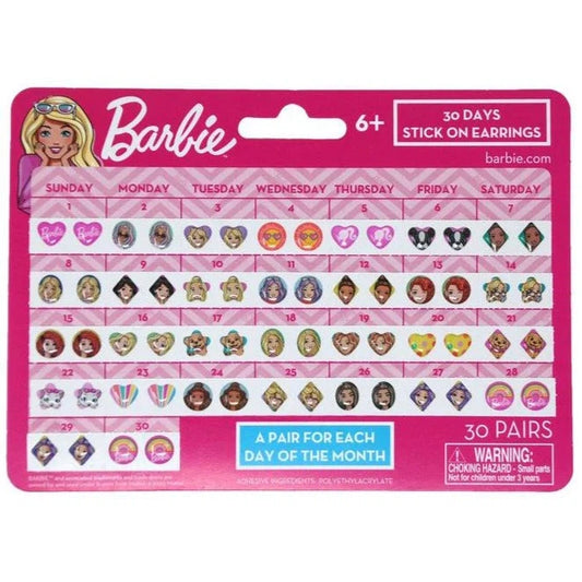 Barbie Stick On Earrings-Yarrawonga Fun and Games