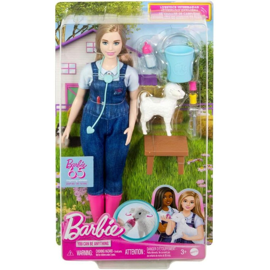 Barbie - You Can Be Anything - Playsets-Farm Vet - 65th Anniversary-Yarrawonga Fun and Games