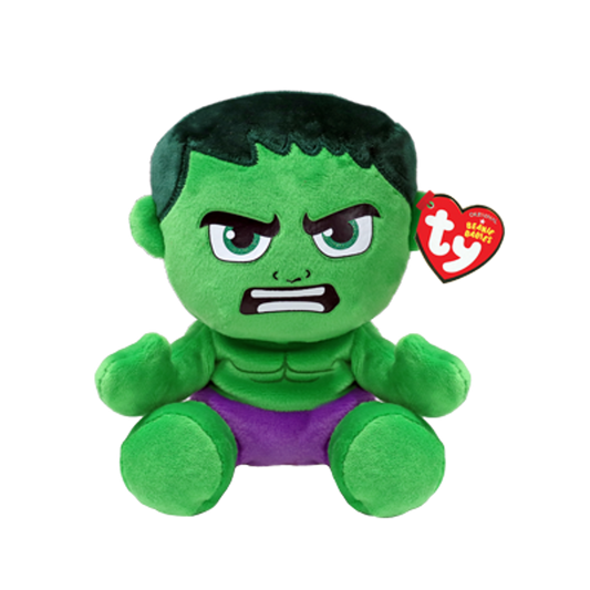 Beanie Babies Marvel - Regular Soft - Hulk-Yarrawonga Fun and Games