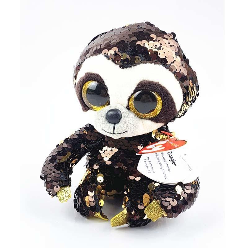 Beanie Boo Sequins - Medium - Dangler Sloth-Yarrawonga Fun and Games