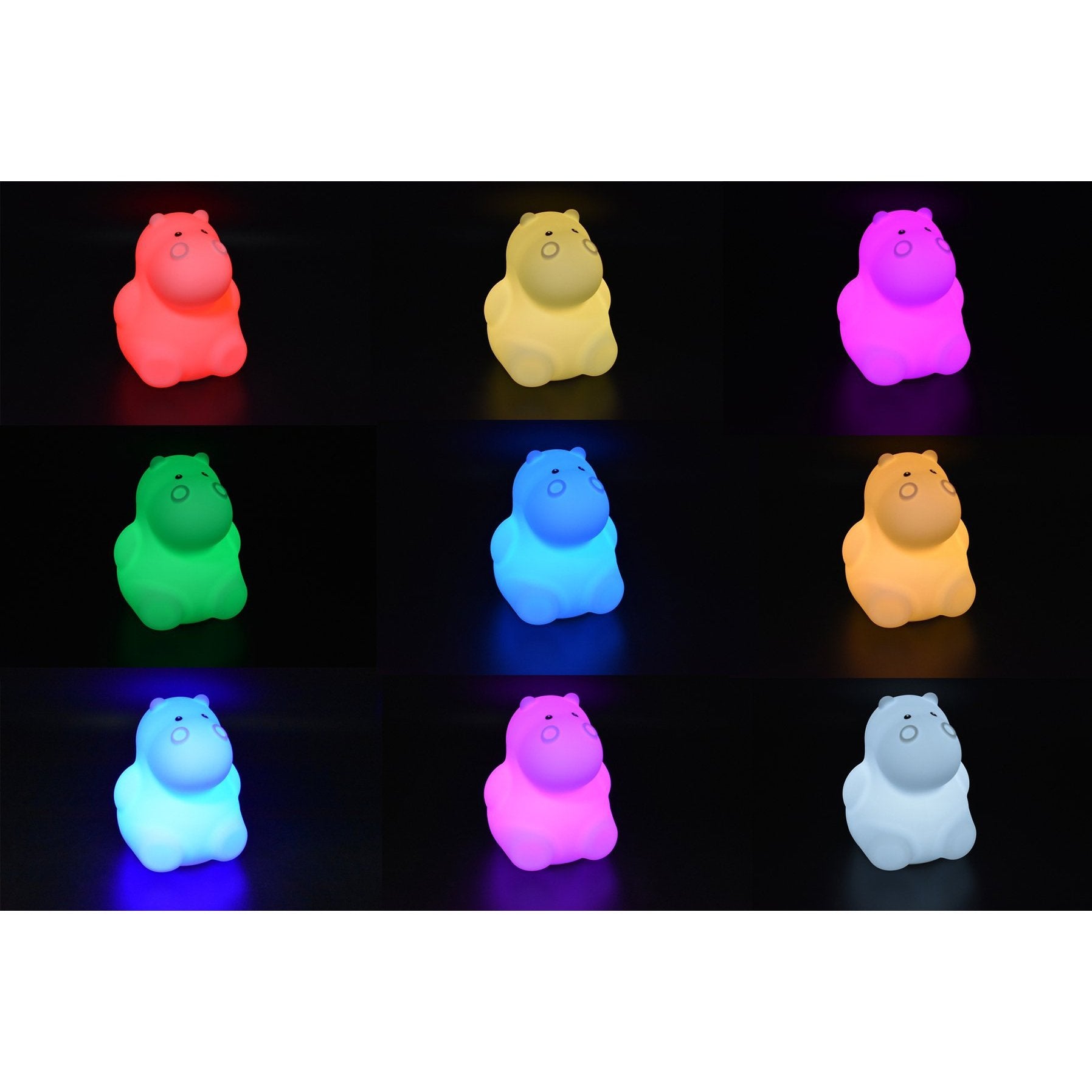 Bedtime Buddy Night Light - Various-Horace the Hippo-Yarrawonga Fun and Games