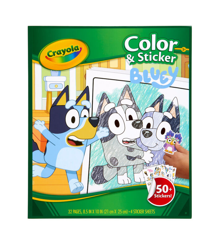 Bluey Colouring and Stickers-Yarrawonga Fun and Games