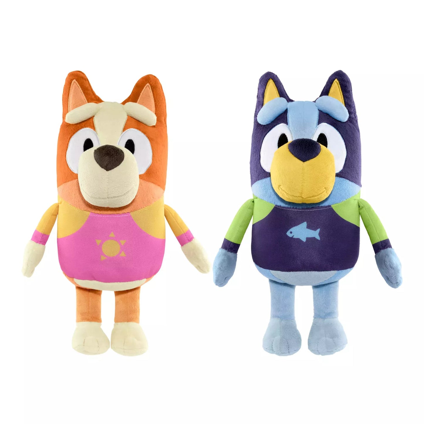 Bluey and Bingo Beach Talking Plush-Yarrawonga Fun and Games