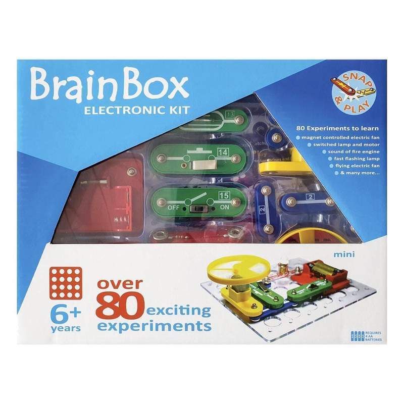 Brain Box Electronics Kit - Over 80 Experiments-Yarrawonga Fun and Games