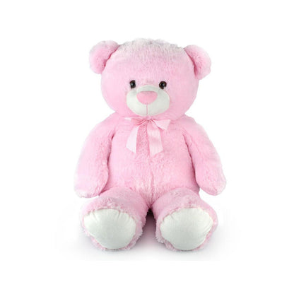 Buddy 90cm Teddy Bear - Various Colours-Pink-Yarrawonga Fun and Games.