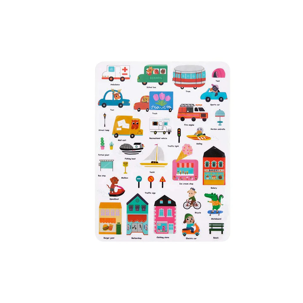 Busy City Sticker Book