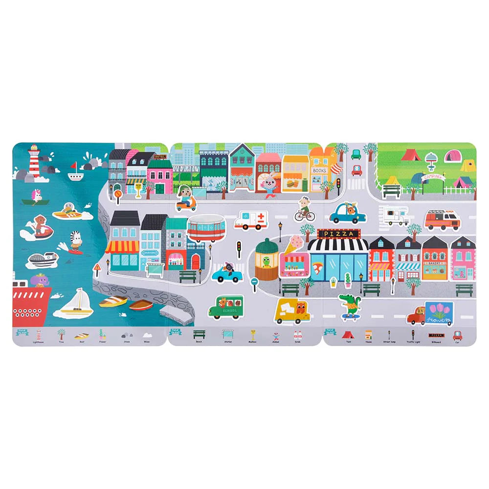 Busy City Sticker Book