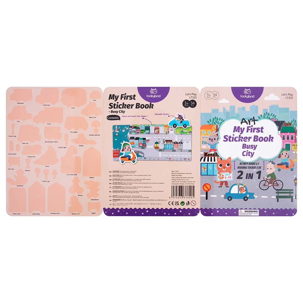 Busy City Sticker Book