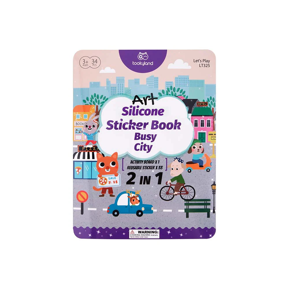Busy City Sticker Book