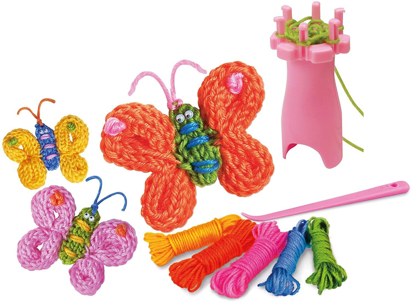 French Knit Butterfly Kit-Yarrawonga Fun and Games