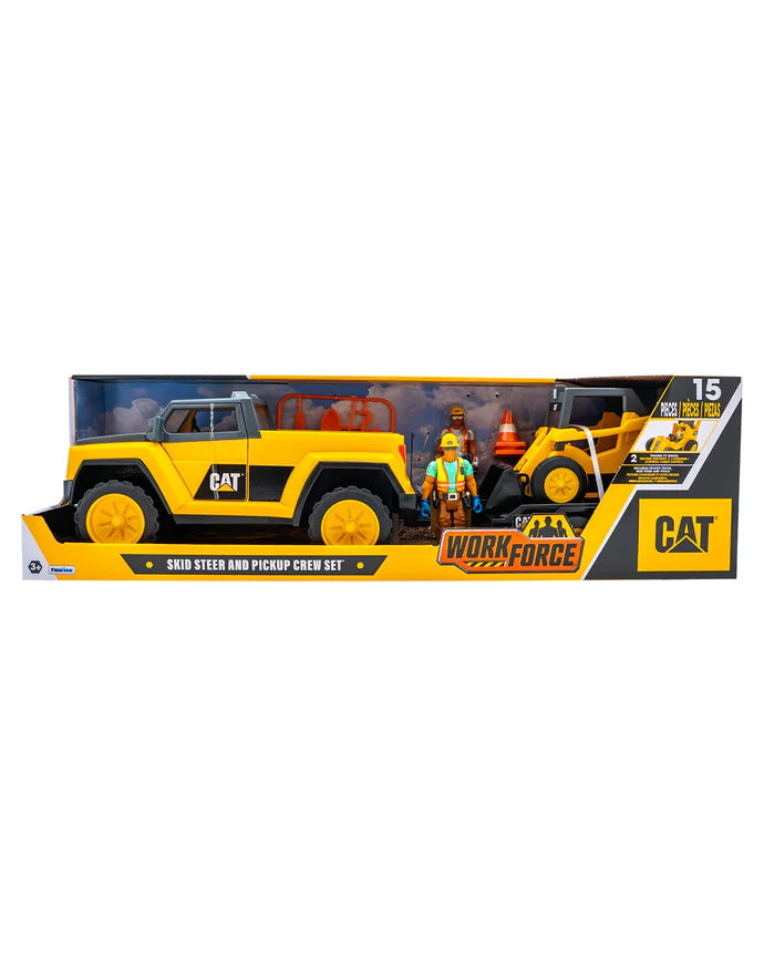 CAT Workforce Pickup truck and Skider