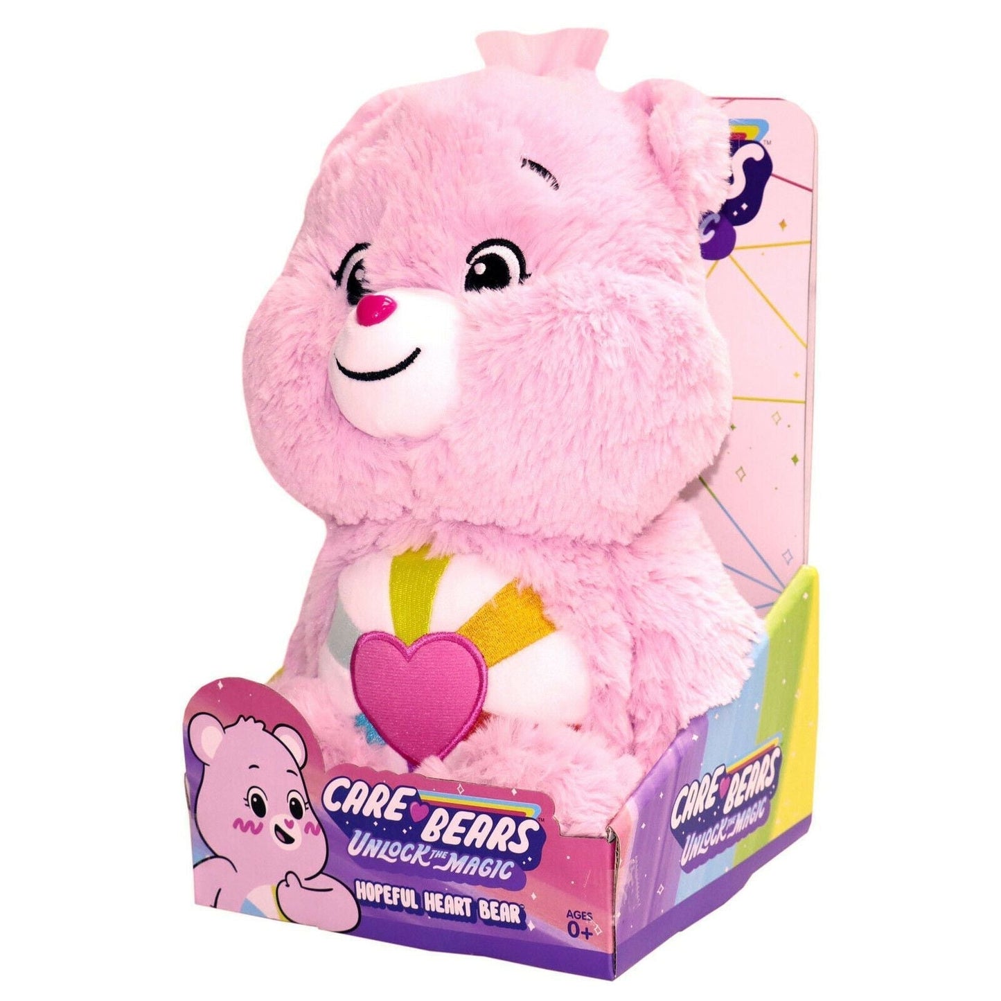 Care Bear - Unlock the Magic - Medium Plush - Various-Hopeful Hear Bear-Yarrawonga Fun and Games