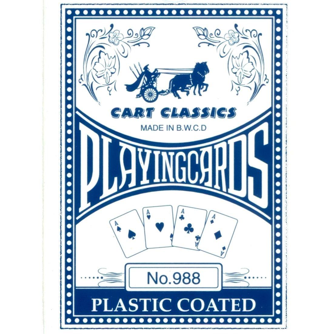 Cart Classic Plastic Coated Playing Cards-Yarrawonga Fun and Games