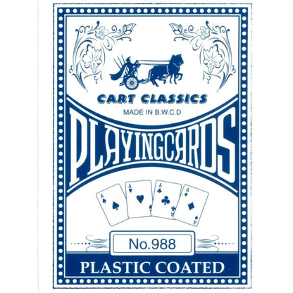 Cart Classic Plastic Coated Playing Cards-Yarrawonga Fun and Games