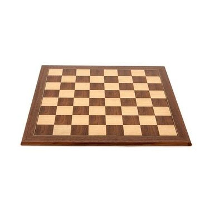 Chess Board - Walnut 40cm-Yarrawonga Fun and Games