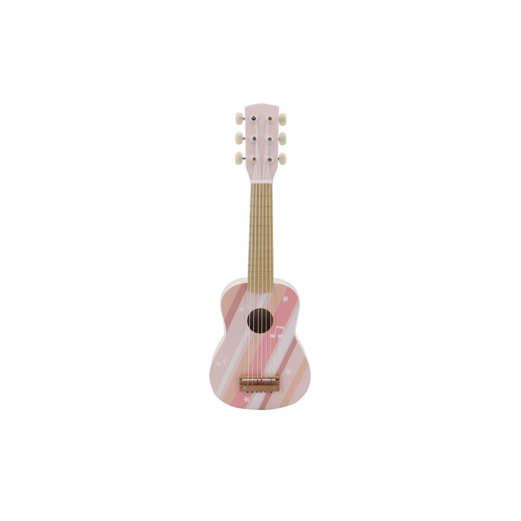 Childrens Guitar - Various Colours-Tea Rose-Yarrawonga Fun and Games