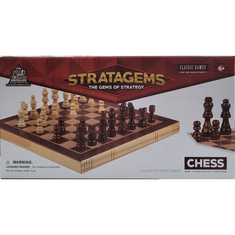 Classic Wood Chess - Small Set-Yarrawonga Fun and Games