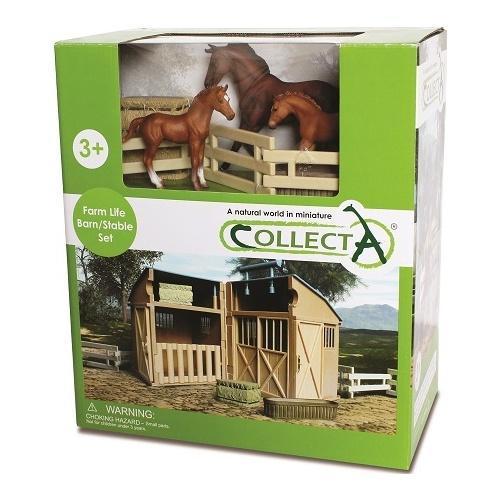 Collecta Horses and Stable Set-Yarrawonga Fun and Games