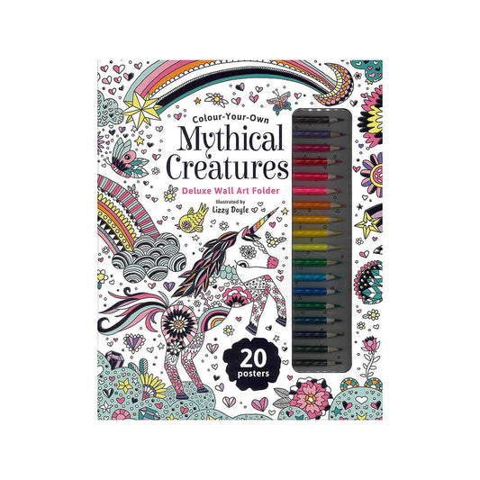 Colour your own Mythical Creatures-Yarrawonga Fun and Games.