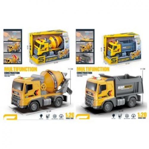 Construction Trucks - 18cm - Various-Yarrawonga Fun and Games