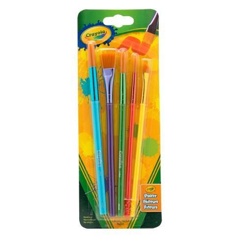 Crayola - 5 Paintbrush Set-Yarrawonga Fun and Games