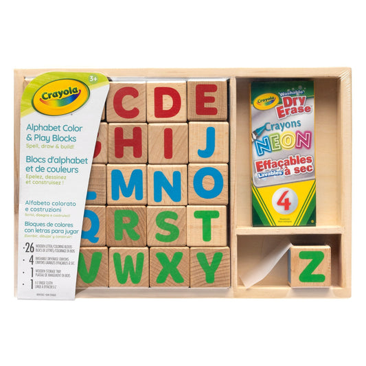 Crayola - Alphabet Color and Play Blocks-Yarrawonga Fun and Games