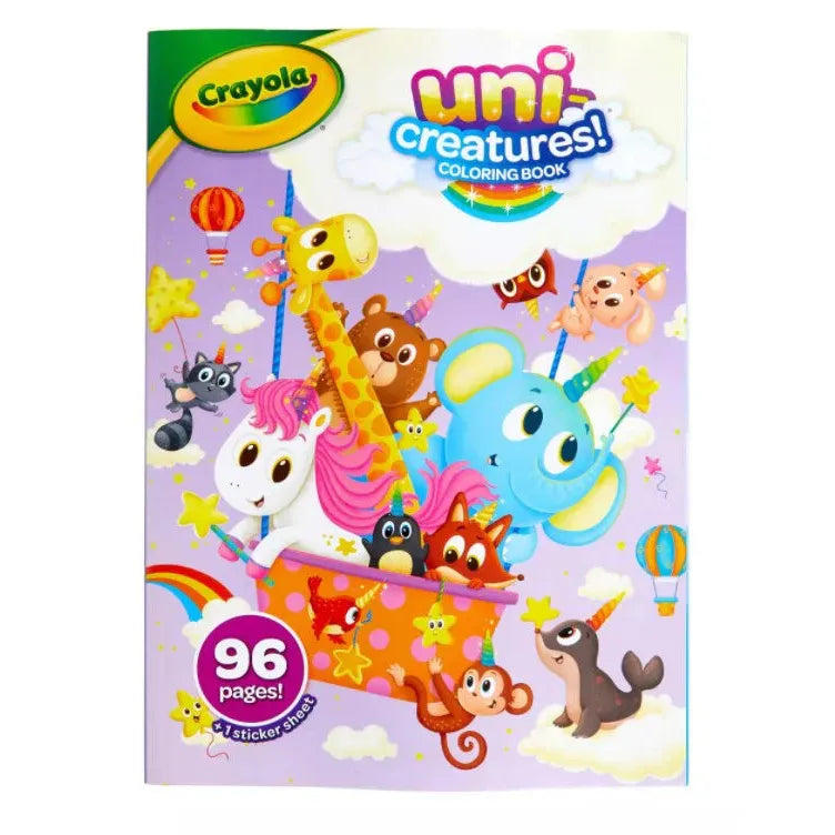 Crayola Colouring Books- Various-Uni Creatures-Yarrawonga Fun and Games