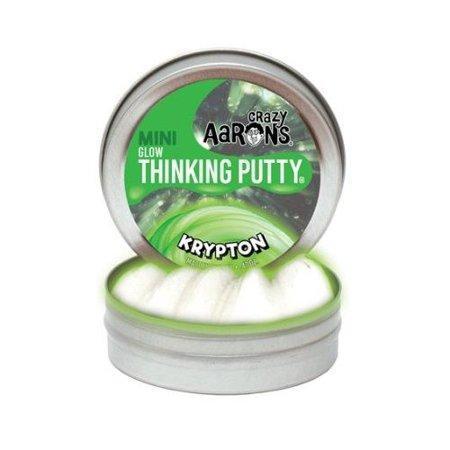 Crazy Aarons Thinking Putty - 2" Tins - Variety-Krypton - Glow-Yarrawonga Fun and Games