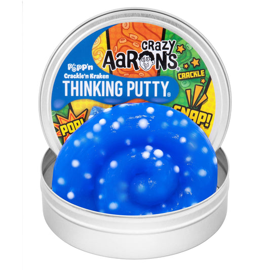 Crazy Aarons Thinking Putty - 4" Tin - Crackle'n Kraken-Yarrawonga Fun and Games