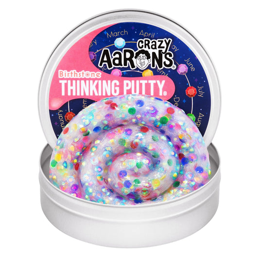 Crazy Aarons Thinking Putty - Gemstone Putty - 4" Tin-Yarrawonga Fun and Games