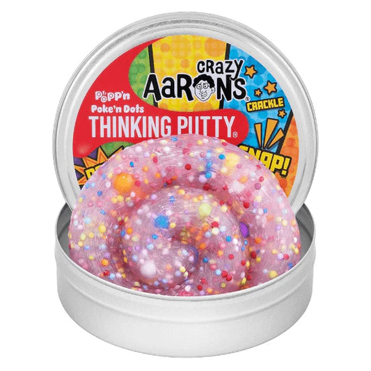 Crazy Aarons Thinking Putty - Poke'n Dots - 4" Tin-Yarrawonga Fun and Games