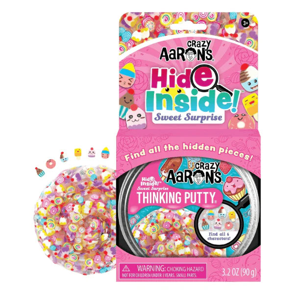 Crazy Aarons Thinking Putty - Sweet Surprise - 4" Tin-Yarrawonga Fun and Games