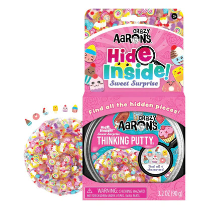 Crazy Aarons Thinking Putty - Sweet Surprise - 4" Tin-Yarrawonga Fun and Games